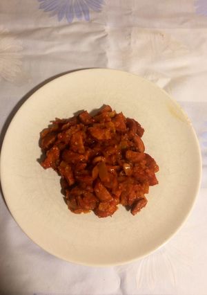 Kolbászos lecsó recept fotója
