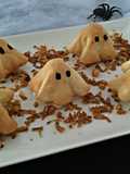 Fantasmitas de oblea de empanadilla (rellenos de ensaladilla rusa)