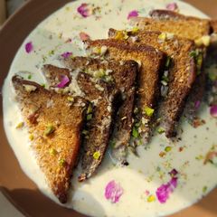 A picture of Coconut Milk Bread Dessert.