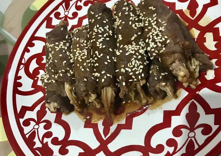 Resep Enoki Beef Roll (versi kedua) yang Bikin Ngiler