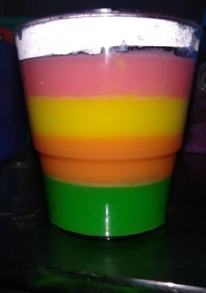 Foto resep 13. Puding rainbow