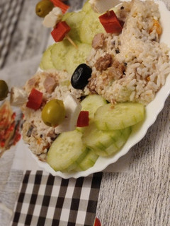 صورة لوصفة سلاطة ماسيدوان 🥗🥗🍚