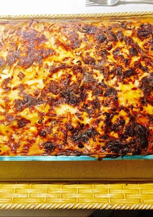 Una foto de Lasagna de Salmón