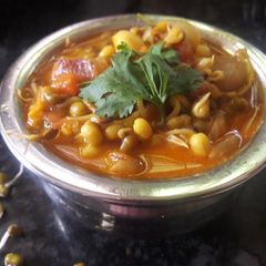 A picture of Sprouted Moong dal gravy.