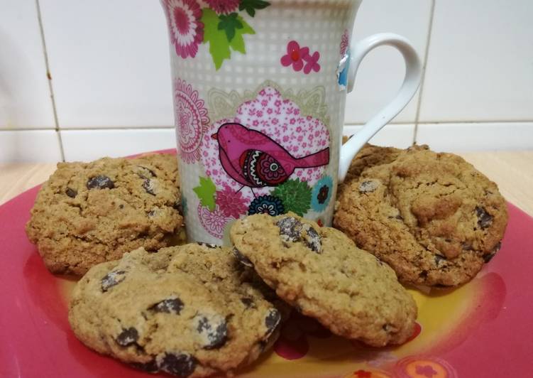 Cookies americanas integrales con panela
