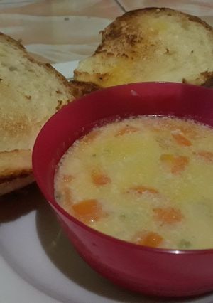 Foto resep Sup Makroni Susu