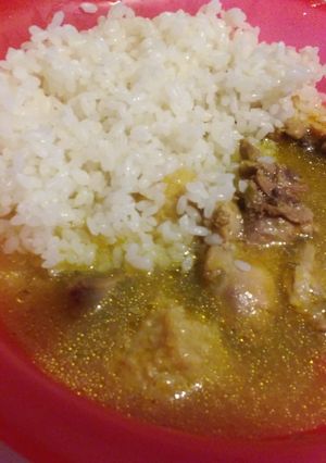 Una foto de Sopa de plátano