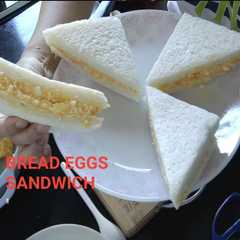 A picture of Bread eggs sandwich.