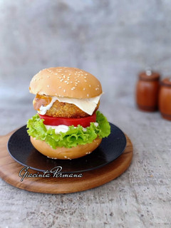 Foto resep Burger tempe