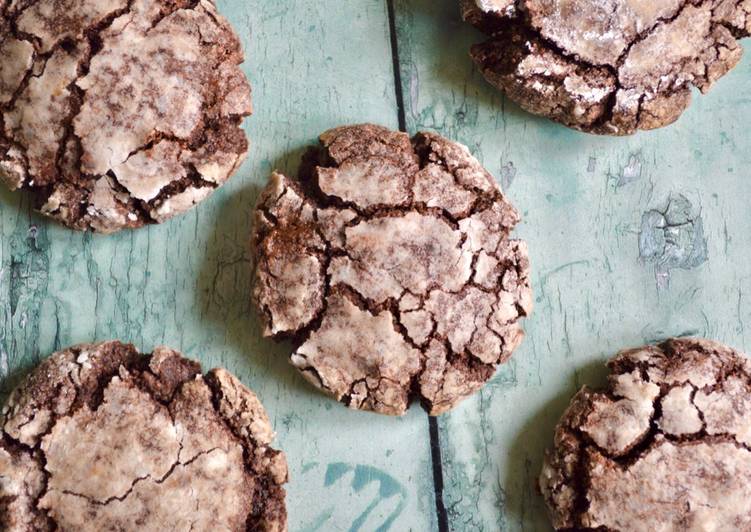 Simple Way to Prepare Quick Chocolate Crinkle Cookies