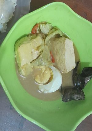 Foto resep Santan Tahu Kuning dan Telur Kesukaan