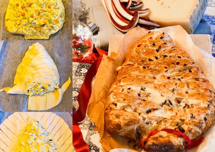 Recetta di Ultimate Per un #nataletradizionale vi propongo una torta salata con radicchio, asiago e ricotta