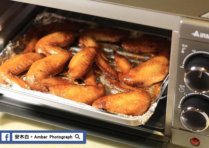 蜂蜜蒜味烤雞翅(艾美特蒸氣旋風小烤箱) 食譜成品照片