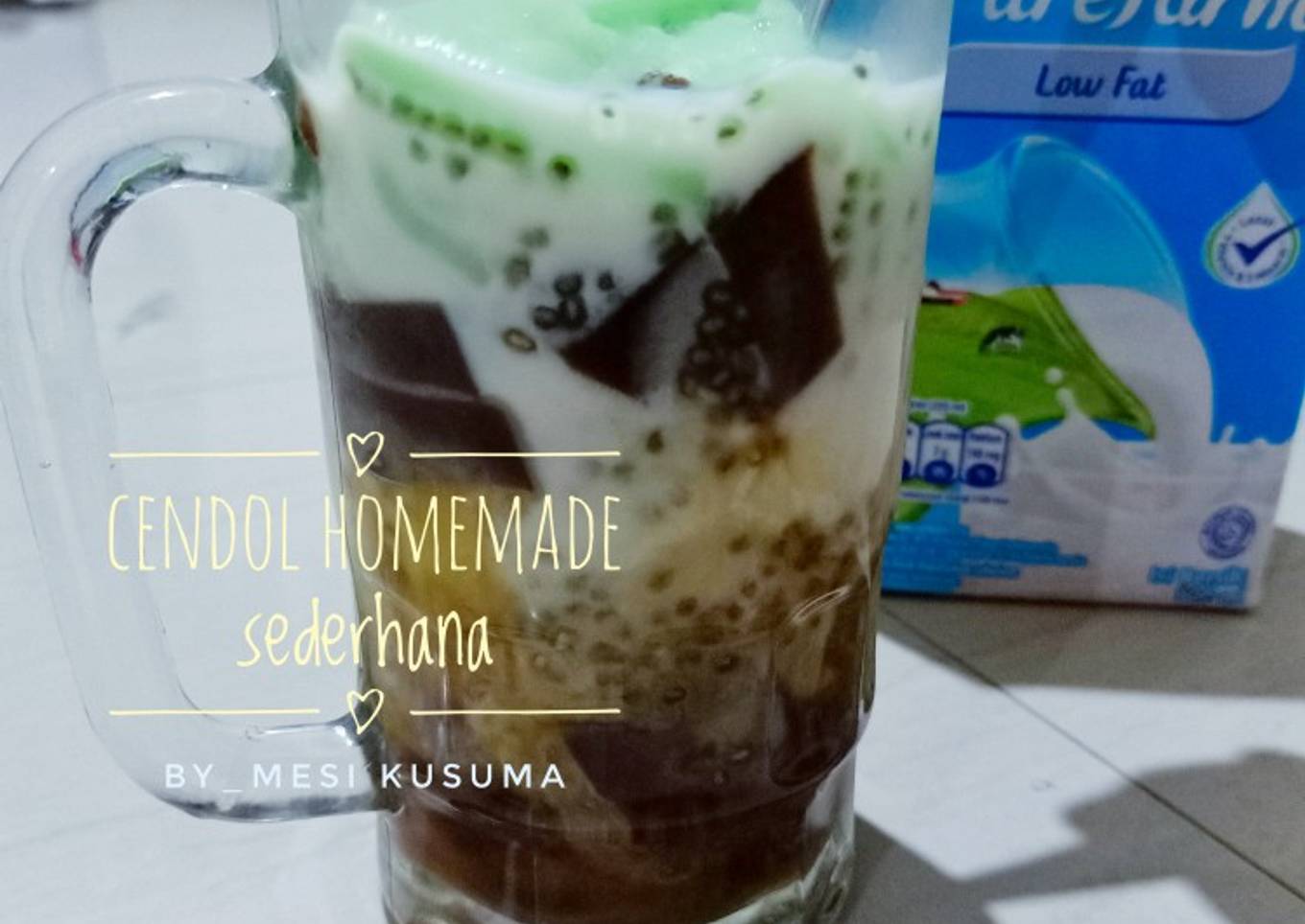 30. Cendol rumahan no santan