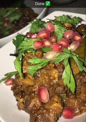 صورة لوصفة كبدة الدجاج بدبس الرمان