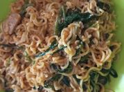 Gambar indomie kangkung belacan