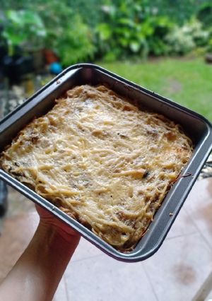 Foto resep Baked Spaghetti carbonara