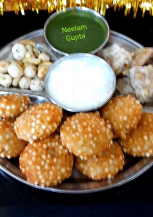 A picture of Sabudana Vada.