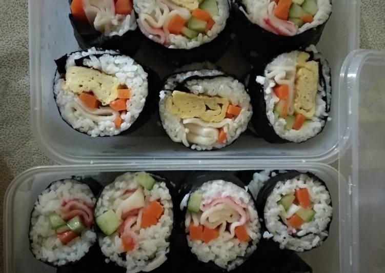 Resep Home crabstick kimbab Anti Gagal