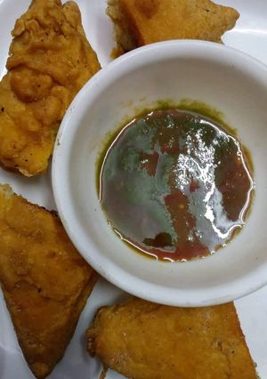 A picture of Bread pakode.
