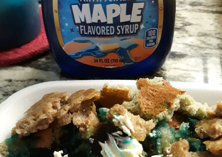 Captain Crunch Pancakes and Syrup! Captain Crunch Pancakes and Syrup!