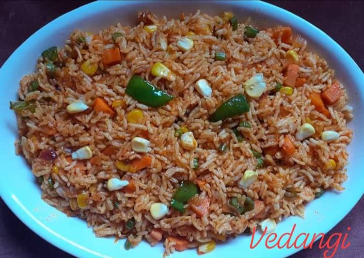 Recipe of Tasty Rice with Mexican flavours