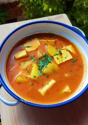 Foto resep Curry Stew Vegan