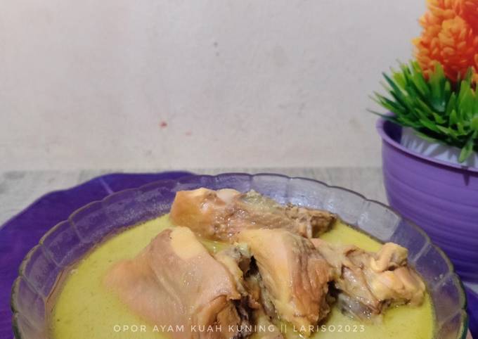 Resep Opor Ayam Kuah Kuning Oleh Resintaw Cookpad