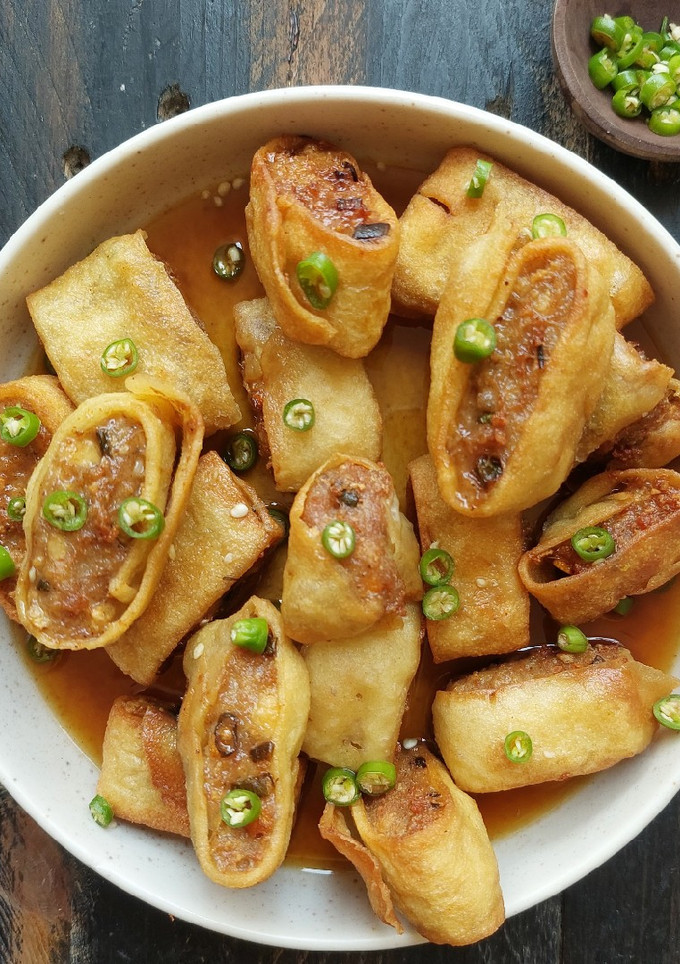 Foto resep Ngohyong Tahu Ayam