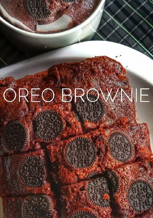 A picture of Oreo brownie.