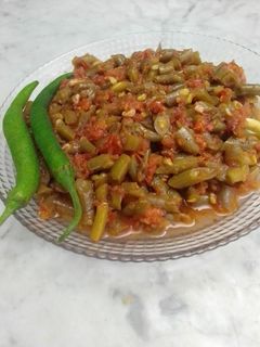 صورة لوصفة فاصولية خضرا