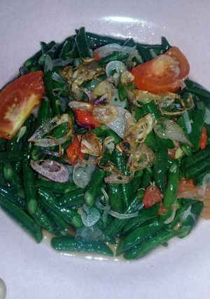 Foto resep Tumis kacang panjang