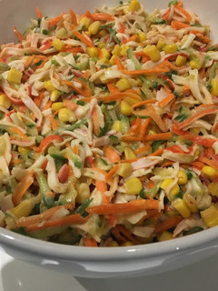 Una foto de Ensalada de cangrejo