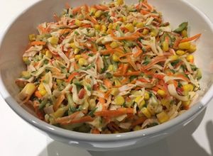 Una foto de Ensalada de cangrejo
