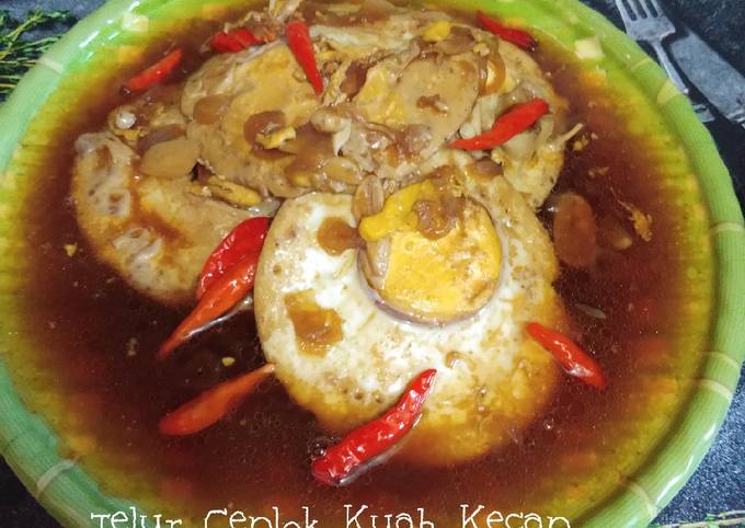 Telur Ceplok Kuah Kecap