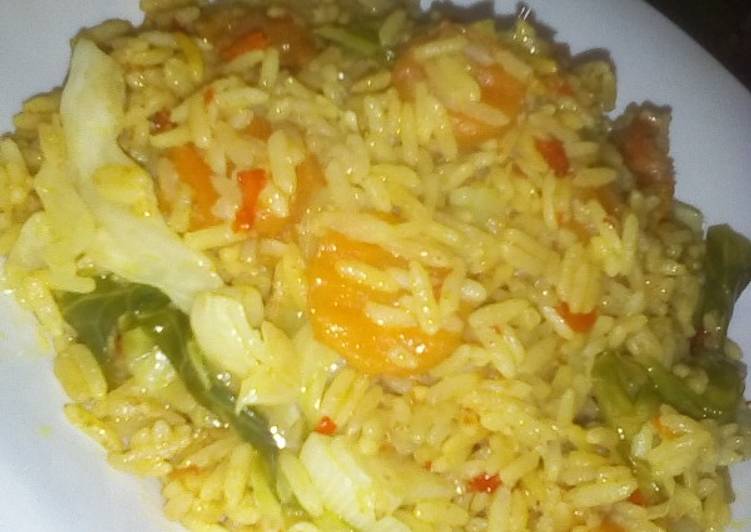 Vegetable jollof rice