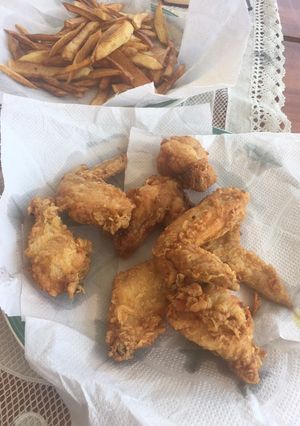 Una foto de Alitas de pollo crocantes