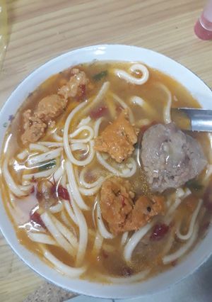 Hình của món Bánh canh chả cua.