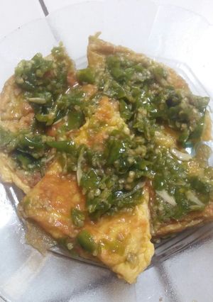 Foto resep Telur dadar sambal ijo