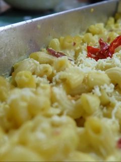 Foto resep Makaroni daging asap panggang