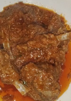A picture of Mutton Karahi.