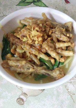 Foto resep Mie Ayam Ceker Solo