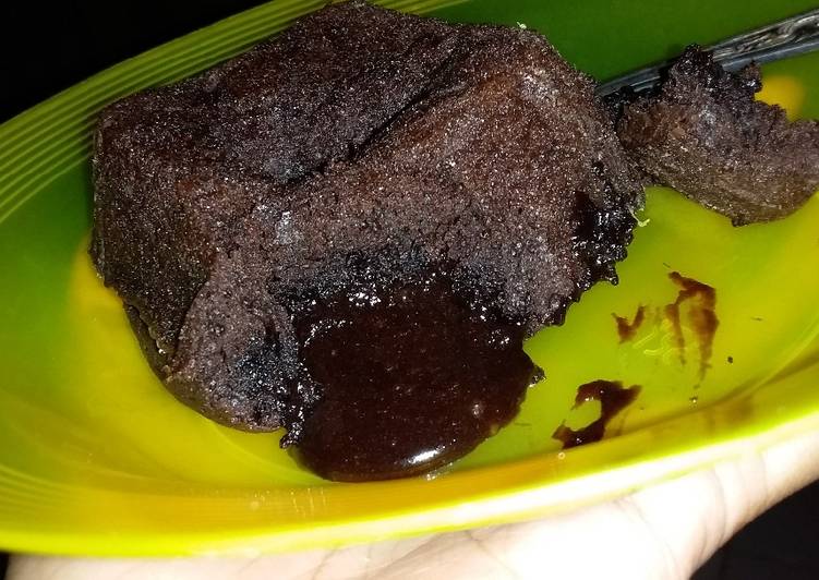 Cara Gampang Membuat Choco lava cake Anti Gagal
