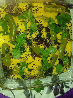 A picture of Dhokla.