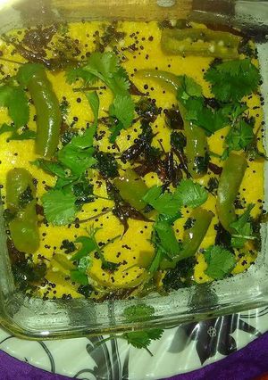 A picture of Dhokla.