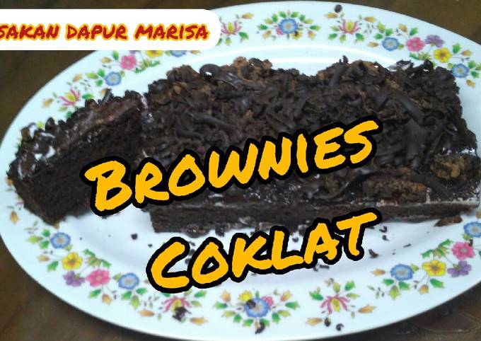 Resep Brownies Coklat No Oven No Mixer