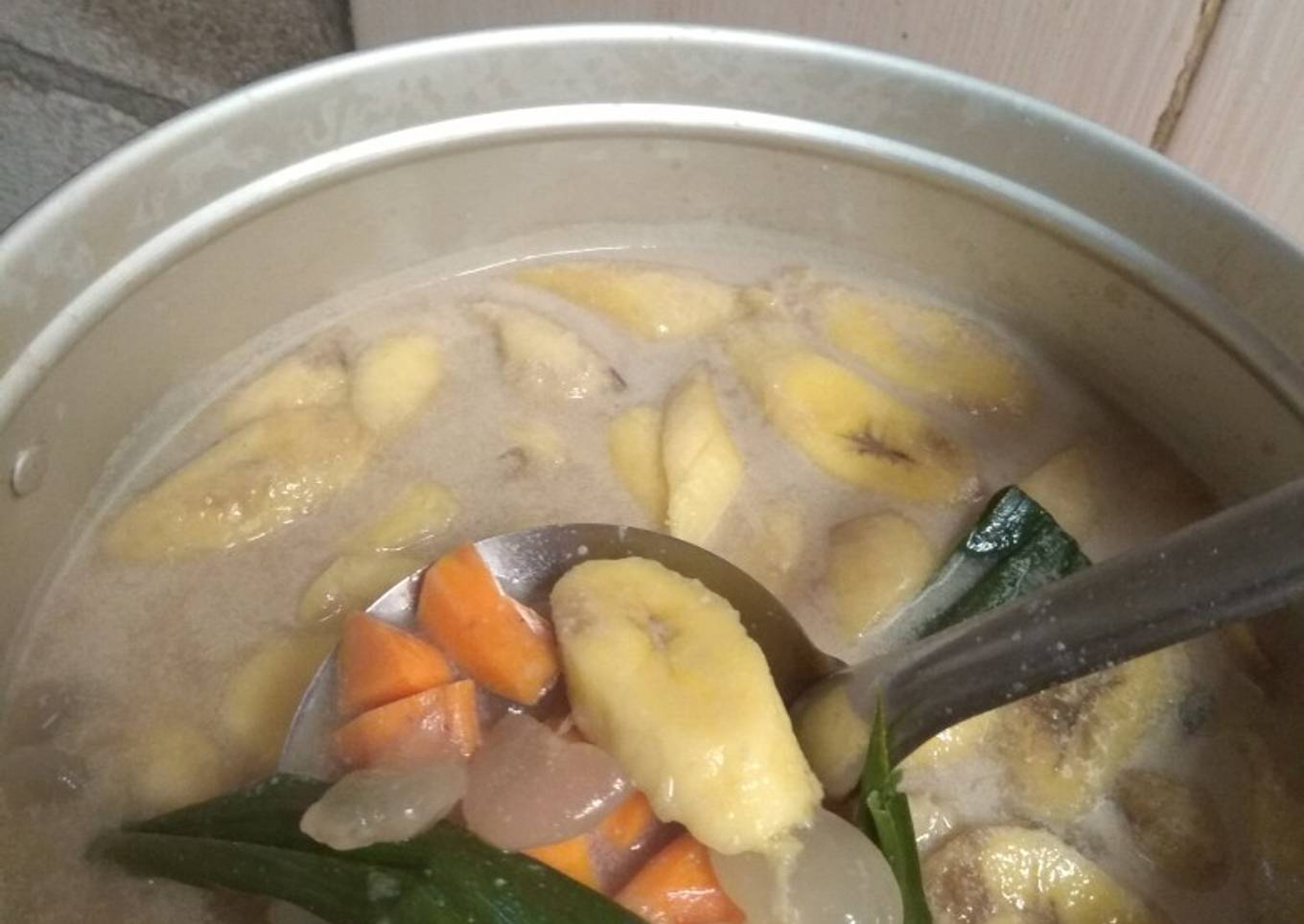 Kolak kolkal pisang ubi
