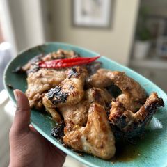 A picture of Sticky Thai chicken wings (Air Fryer).
