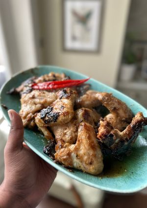 A picture of Sticky Thai chicken wings (Air Fryer).