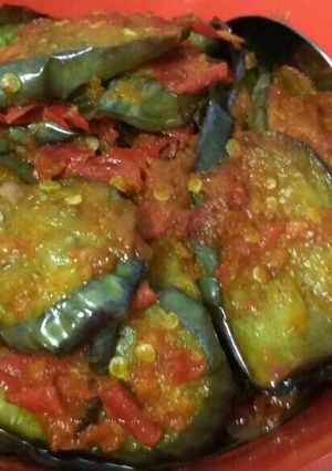 Foto resep Sambel goreng terong pedassss